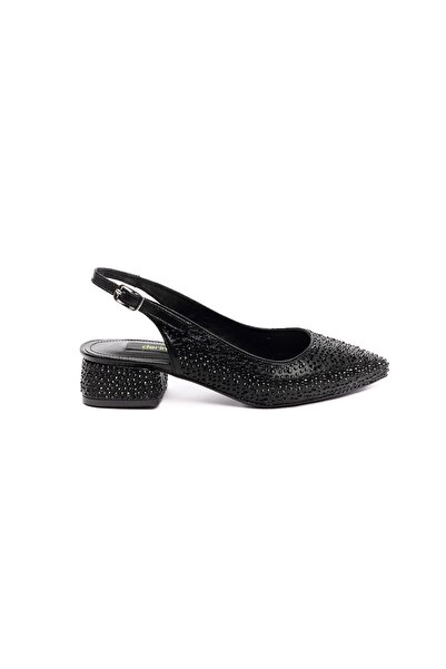 derinet Kadın Kısa Topuklu Abiye Ayakkabı