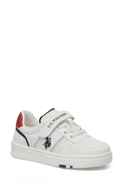 U.S. Polo Assn. Esse Jr 5Fx White Boy's Sneaker a 101946388