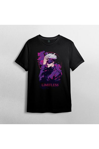 Pixxa Μπλουζάκι Unisex Jujutsu Kaisen Satoru Gojo Biking Jacka 100% βαμβάκι Μοντέλο 12