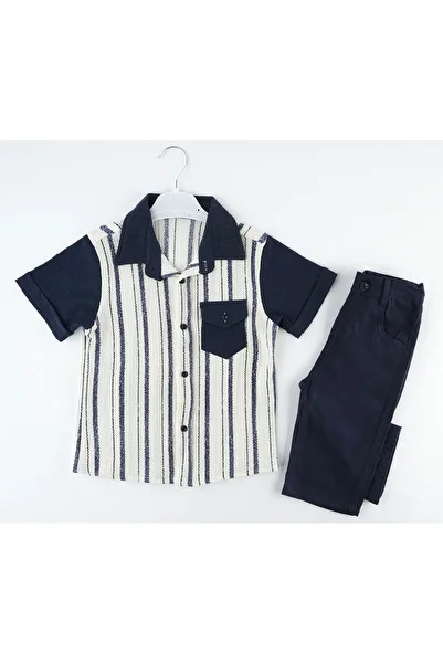 Mc Emirix Kids Wear Set of 2 Shirts with Pocket Caps