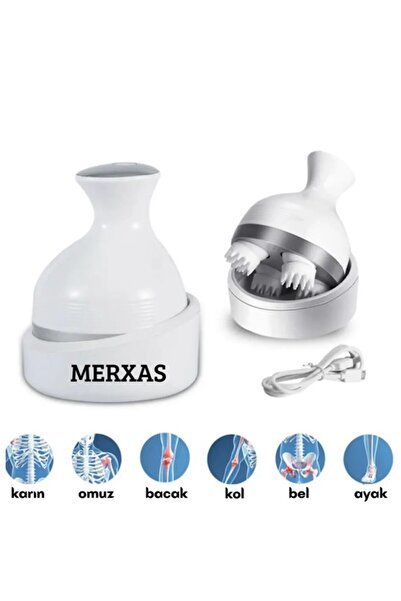 Manessa Taşınabilir Şarjlı Su Geçirmez Kafa Bel Boyun Sırt Ayak Tüm Vücut Mas...