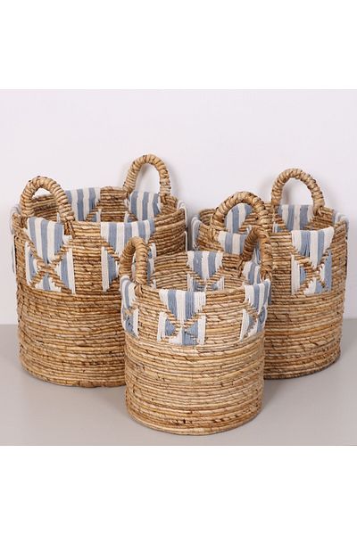Mylamp Efes Macramel Natural Abaka Set of 3