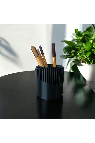 Home Tabletop Pen Holder and Brush Organizer– Desktop Organizer, Modern Decorative Pen and Brush Holder