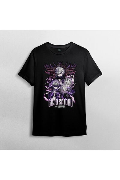Pixxa Μπλουζάκι Unisex Jujutsu Kaisen Satoru Gojo 100% βαμβακερό με λαιμόκοψη μοντέλο 15