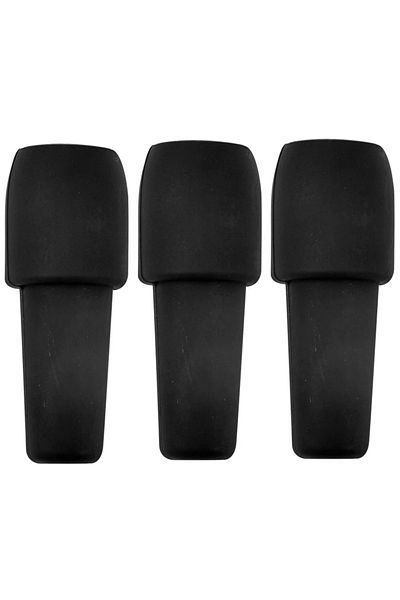 Choice 3pc Black Silicone Wine Stoppers Beverage Bottle Sealer Reusable Sparkling Wine Bottle Stopper Keepi