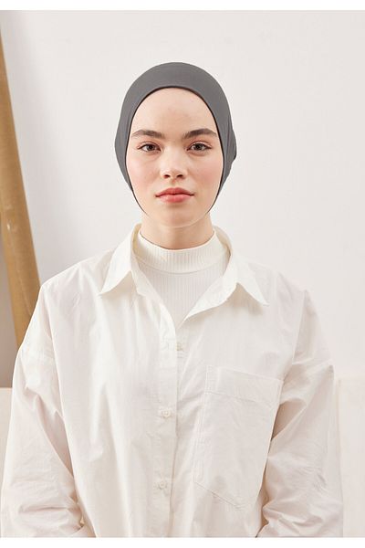 Fresh Large Volume Practical Bonnet Dark Gray