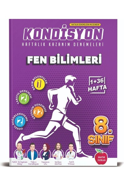 Anka Yayınları Newton Yayınları 8. Sınıf Kondisyon Fen Bilimleri Denemeleri Yeni