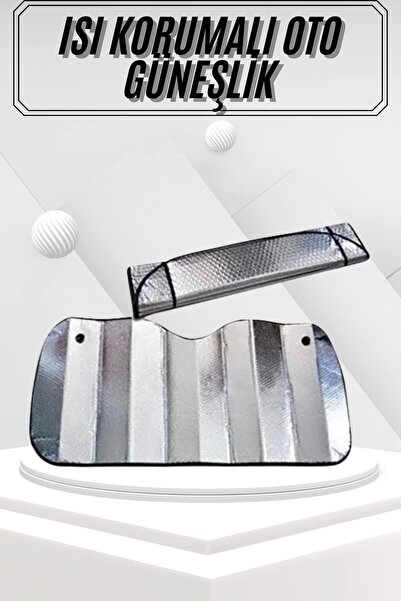 Clevora Parasolar de protecție metalizat pentru mașină, parbriz, parasolar pe...