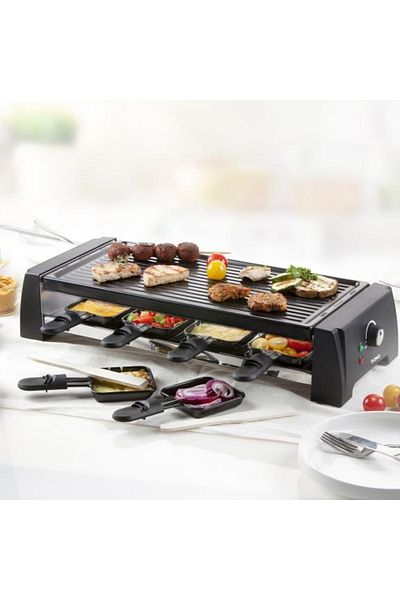 Domo Grătar electric pentru raclette Do9189g, 1200 W, 8 persoane