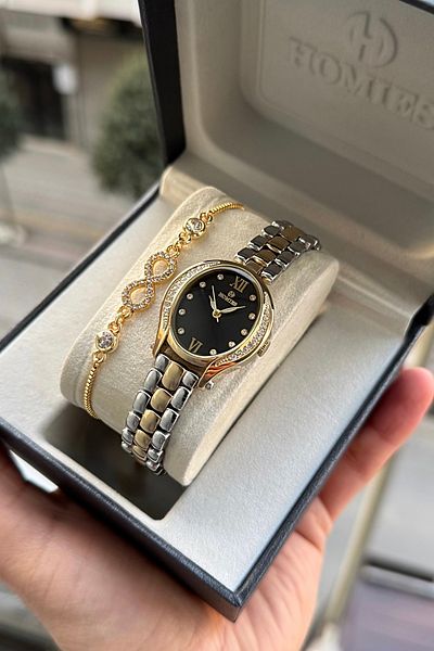 Homies Women's Wristwatch - 2 Years Warranty Gift Bracelet and Bracelet
