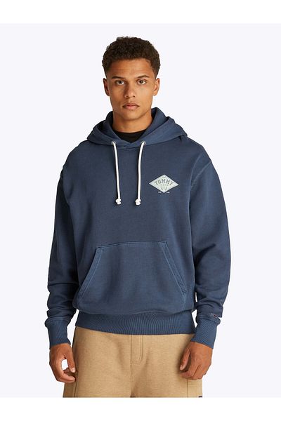 Tommy Hilfiger Суитшърт с качулка TJM RLX VARSITY GRAPHICS