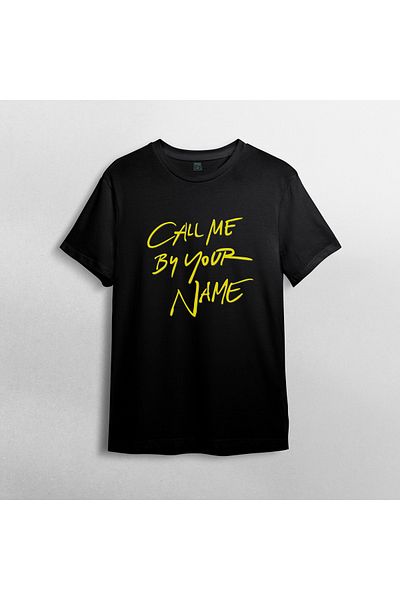 Pixxa Call Me By Your Name Unisex 100% Cotton Crew Neck T-Shirt Μοντέλο 1