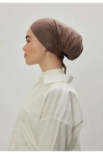 Fresh Large Volume Tie Bonnet Mink