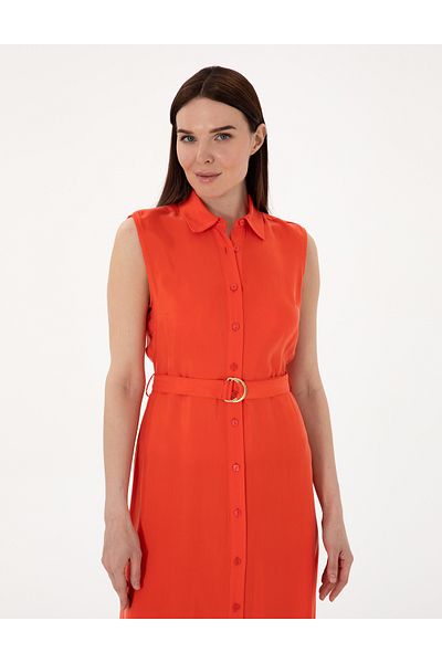 Pierre Cardin Red Regular Fit Woven Dress 50306939 -Vr030