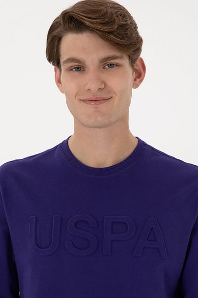 U.S. Polo Assn. Men's Purple Basic Sweatshirt 50289058-Vr038