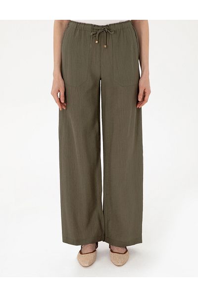 Pierre Cardin Khaki Loose Fit Trousers 50306511-Vr027