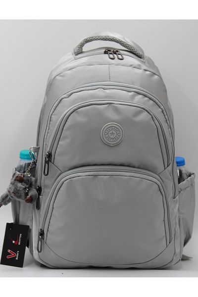Bevitton Gray Waterproof Fabric Backpack School Bag Bvt-34600