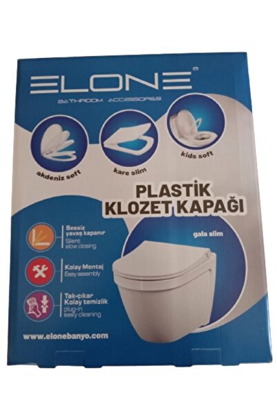 VittBanyo Elone Kids Çocuk Adaptörlü Çift Kullanımlı Soft Close Tuvalet Eğitici Klozet Kapağı Lazımlık