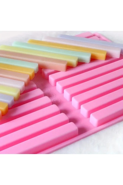 Siliko World قوالب السيليكون: عصا الشوكولاتة، وعصا المفرقعات، والشمعة