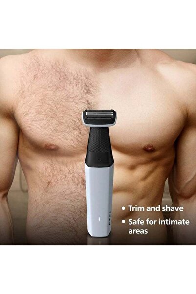 Philips Bodyshaver Fancy Box Bg3007/01 Electric Trimmer For Men Grey