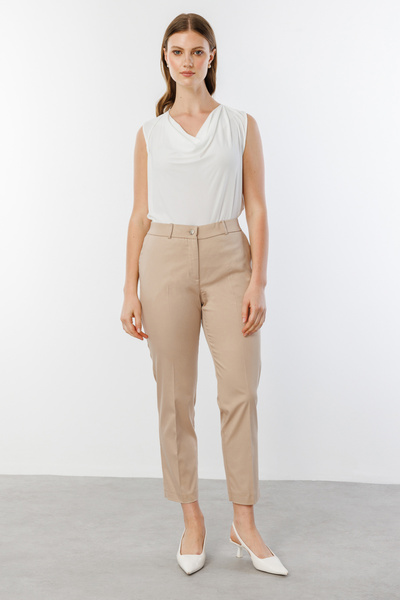 Ekol Pocketless Trousers with Elastic Waist