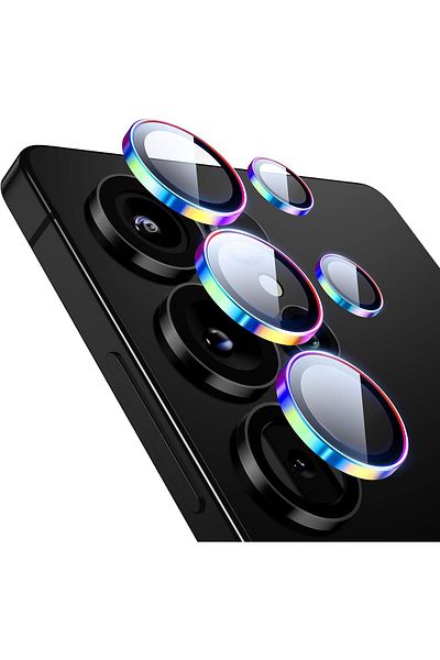 AWH Camera Lens Protector for Samsung Galaxy S25 Ultra, Scratch-Resistant, 1 Set (Chromatic)