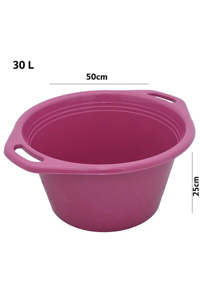 Generic طشت غسيل بلاستيك دائري 30 لتر