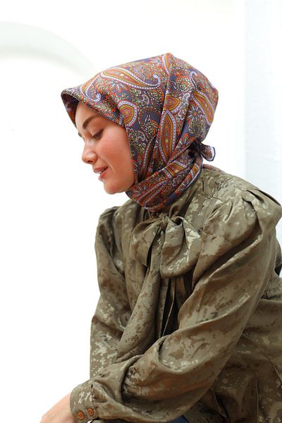Silk Home Twill Μεταξωτό Κασκόλ 11455-42