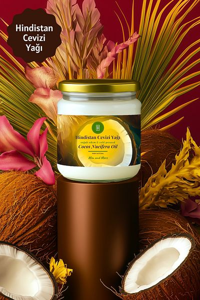 Mim and More Coconut Oil - Cold Pressed 100% Pure Natural, 150 ml