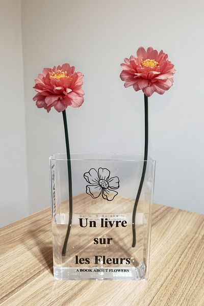 safestore Book Vase MIKA Transparent Book Vase Decorative Vase Pinterest Vase Book Look Vase