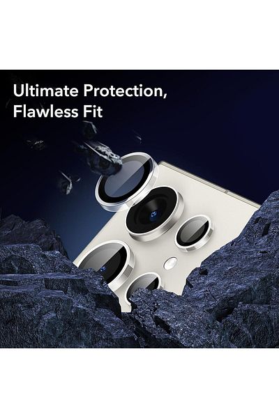 AWH Camera Lens Protector for Samsung Galaxy S24 Ultra, Scratch-Resistant, 2 Sets (Clear)