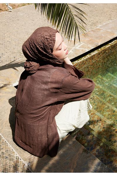 Fresh Vual Crash Chestnut Shawl