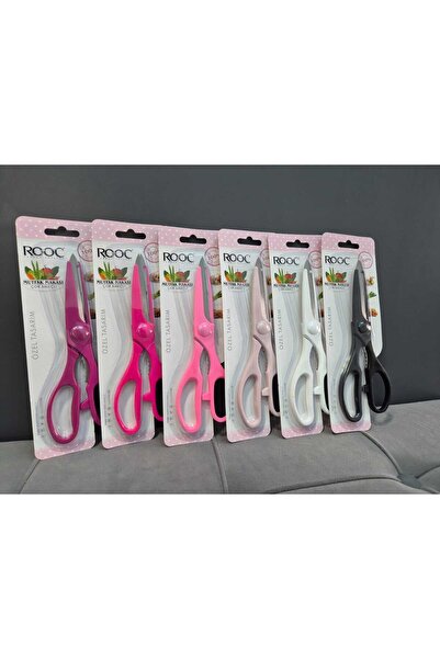 Rooc Özel Tasarim Çok Amaçli Mutfak Makasi Pudra