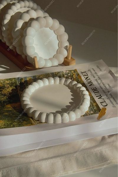 Bemerna Deco Διακοσμητικό πιάτο κοσμημάτων, φούσκα, σουβέρ, πιάτο κοσμημάτων, (ΒΕΡΝΙΚΕΜΕΝΟ)