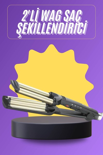 Clevora ملقط احترافي لتصفيف الشعر من السيراميك مع إمكانية ضبط الحرارة