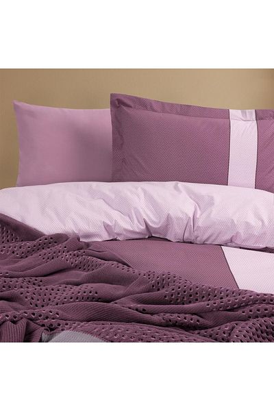 Luoca Patisca MAXWELL DOUBLE PERSON BED COVER Duvet Cover Set DAMSON
