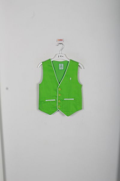 incity Boy's Sea Horse Logo Detailed Vest