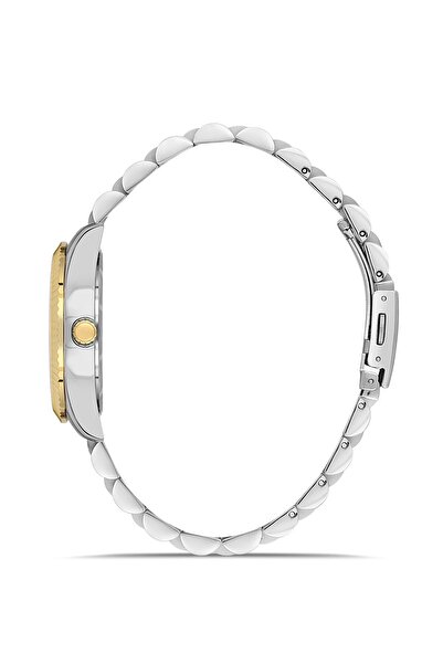 DAVID GUNER Marka Sarı Gümüş Rolex Kasa Kordon Kadın Kol Saati