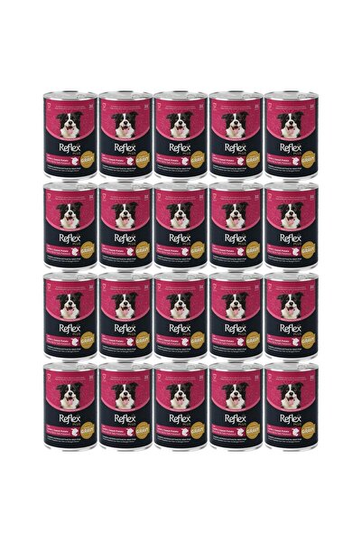 Plus Kuzu ve Tatlı Patates Et Parçacıklı Soslu Köpek Konservesi 400 Gr*20 Adet