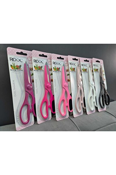 Rooc Özel Tasarim Çok Amaçli Mutfak Makasi Pudra