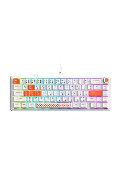 Gamertek GamerTek Fusion 65% Wireless Mechanical Keyboard - White