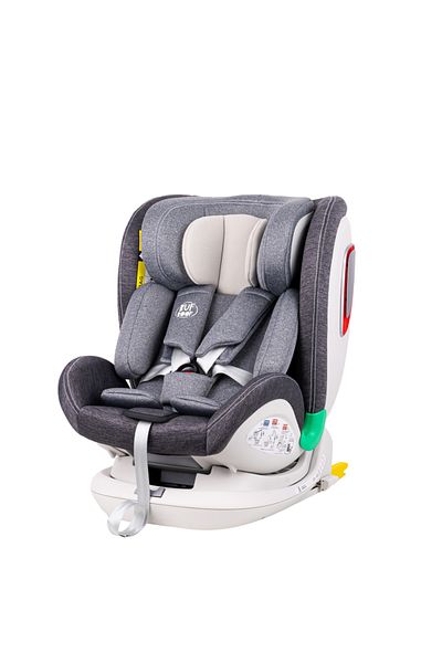 BUF BOOF Scaun auto Platinum Deluxe i-Size Buf Boof Grey isofix rotativ 360 Top Tether SIPS 40-150 cm