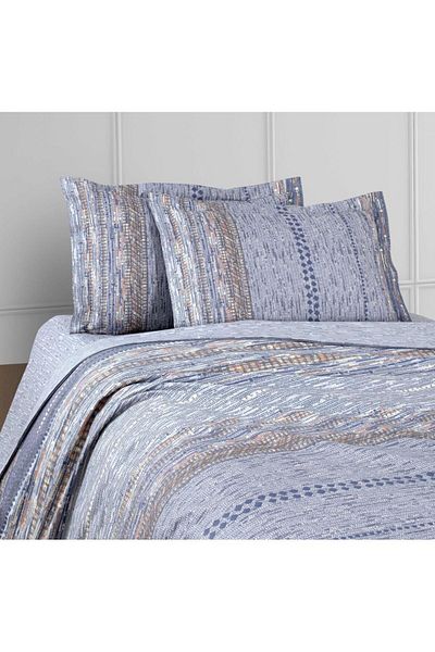 Luoca Patisca RANFORCE DOUBLE PERSONAL Duvet Cover Set EFONTE STONE