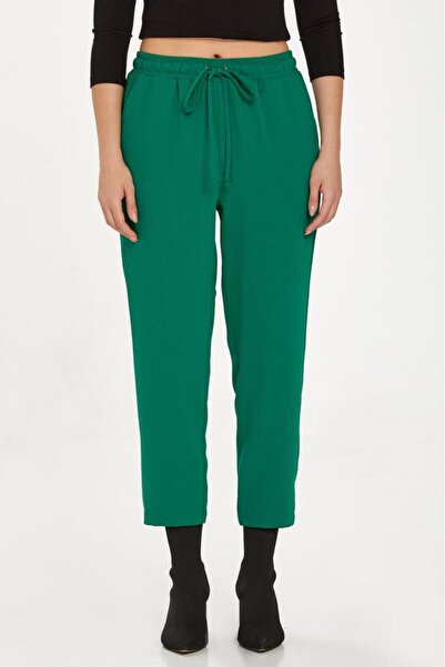 İKİLER Beli Lastikli ve Bağcıklı Cepli Pantolon 234-3500