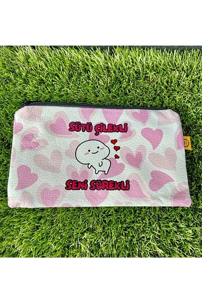 panda hediyelik Fun Funny Leather Wallet