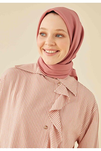 Fresh PAMUK İPEK EŞARP GÜL KURUSU