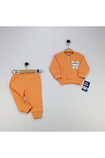 Nazar Bebe NAZAR baby Kedi armalı ribana takım