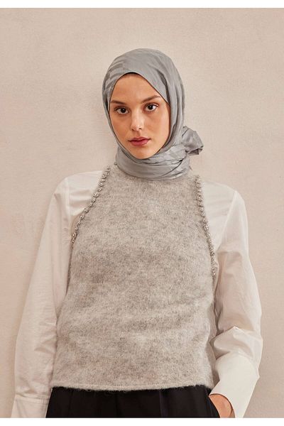 Fresh Dublin Jacquard Shawl Dark Gray