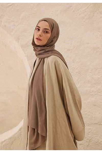 Fresh Dark Mink Ram Viscose Shawl