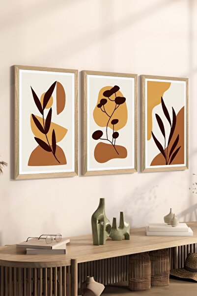 Artavessa 3 قطع من 3 إطارات خشبية بإطار خشبي بإطارات MDF للملصقات - طقم 128